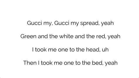 gucci linen lyrics|Blackbear .